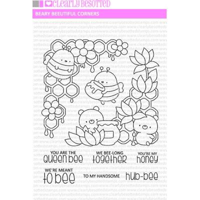Clearly Besotted Clear Stamps - Beary Beeutiful Corners